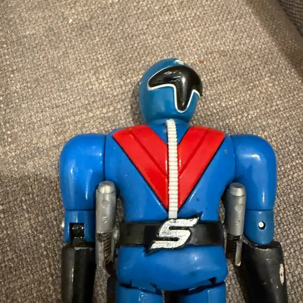 Popy Chogokin Blue Vintage Momorenger Himitsu Sentai Gorenger (Goranger) 5